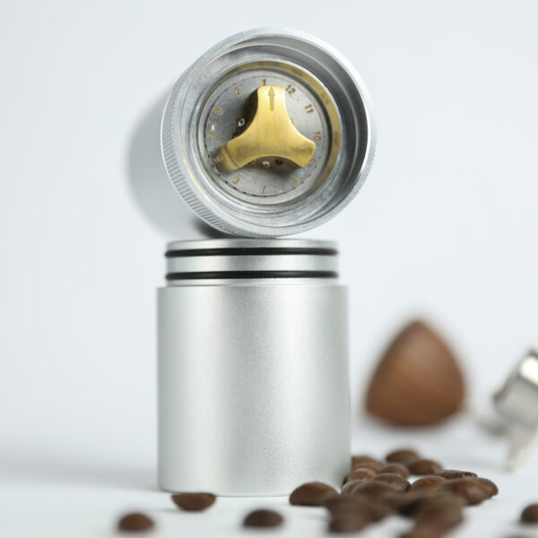 Manual SS Coffee Grinder (Silver) - Image 2